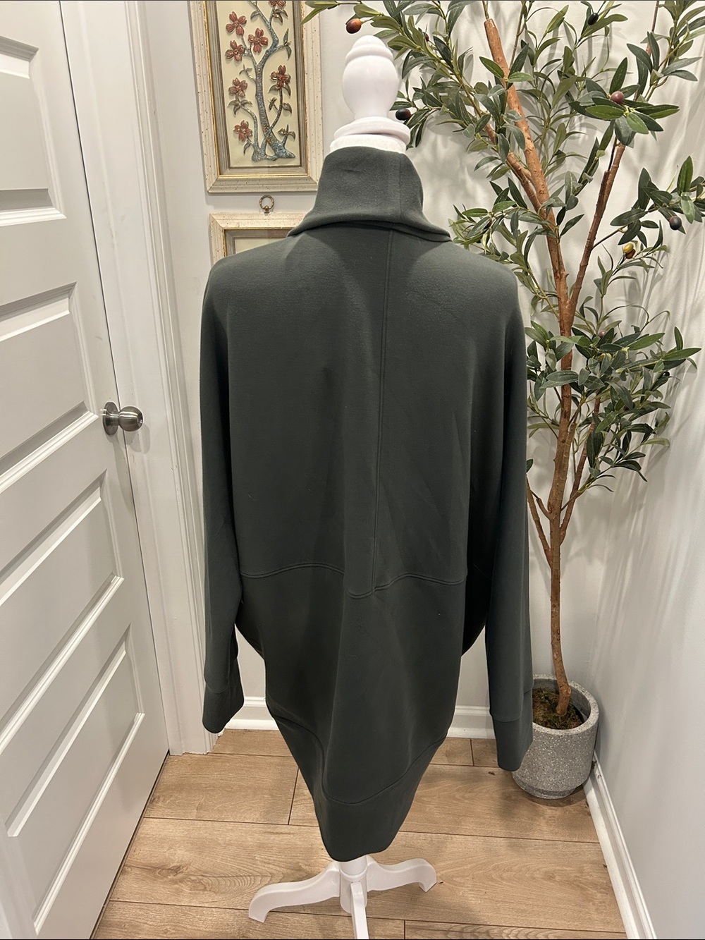 Spanx Airessentials -Women’s Cardigan - Dark Olive - Picture 4 of 4